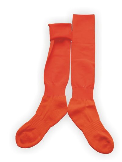 Teamwear - Plain Socks - Soccer Orange Socks - Tecbo