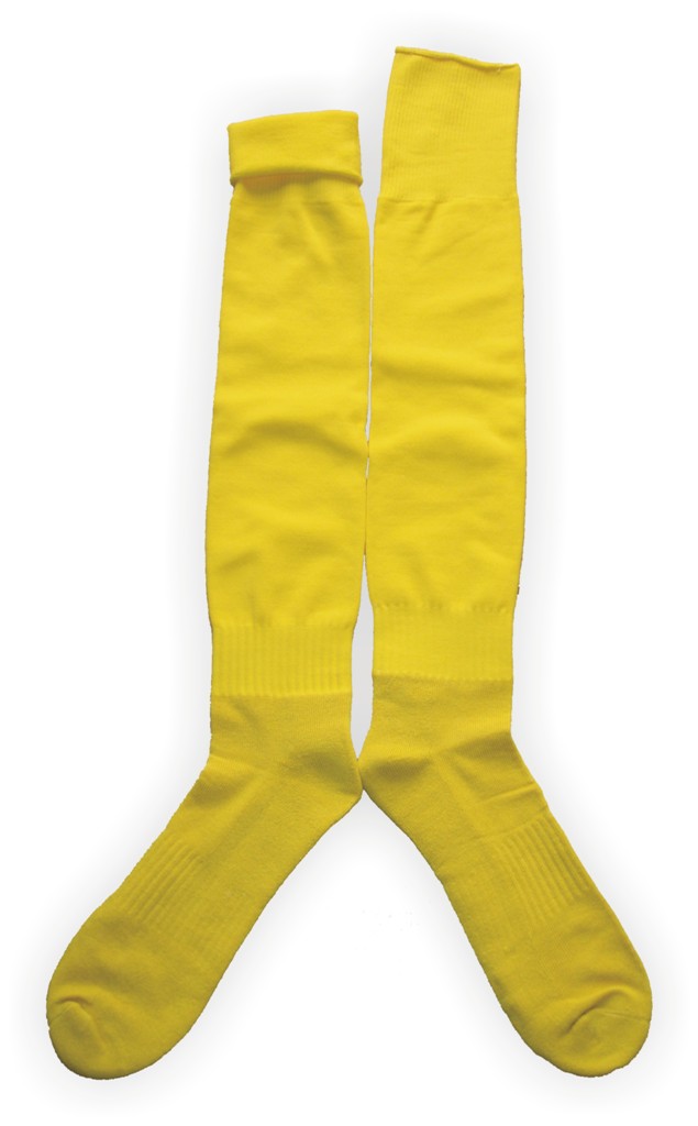 Teamwear - Plain Socks - Soccer Yellow Socks - Tecbo